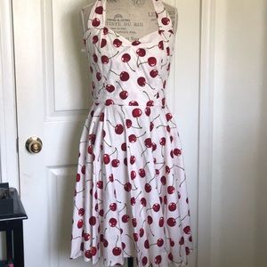 Dresses - Cherry Print Pinup Dress Size Large Dresses - Cherry Print Pinup Dress Size Large